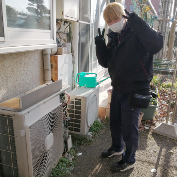 市内介護施設エアコン修理